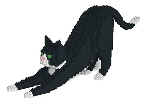 Jekca Tuxedo Cat 04s | Bloques De Construcción De Plástico |