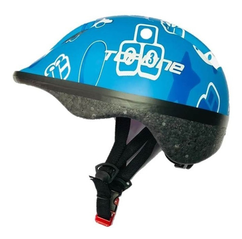 Capacete Baby Bicicleta Proteção Patins Patinete Skate Azul