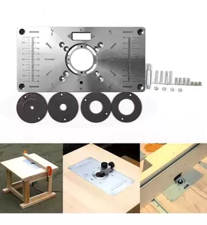 Mesa Router Multifuncional Inserto Placa Carpintería