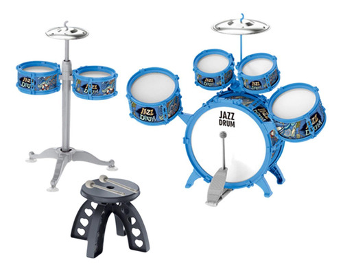 Juego De Batería Para Niños Con 2 Platillos, Instrumento