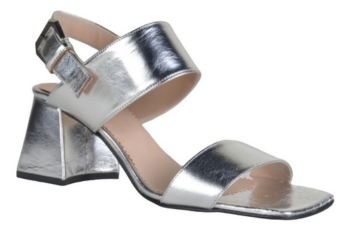 Sandalias Cómodas Taco Bajo De Mujer De Cuero Mita - Ferraro