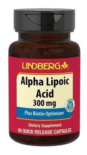 Ácido Alfa Lipoico Más Optimizador De Biotina 300mg 60 Caps