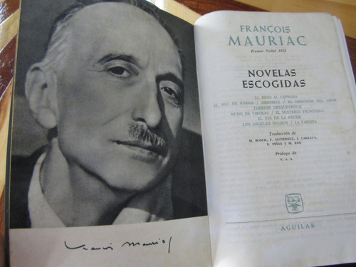 Francois Mauriac - Novelas Escogidas  M-460
