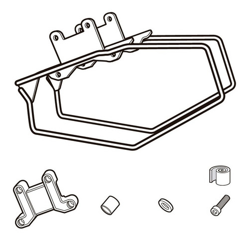 Porta Equipaje Moto Semirrigida Para Anclaje Top Master