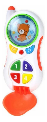 Telefono Celular Musical Interactivo Sonido Luces Para Bebe