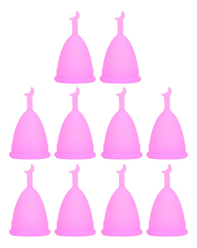 Copas Menstruales De Silicona, 10 Unidades, Blandas, Portáti