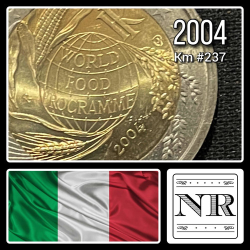 Italia - 2 Euros - Año 2004 - World Food Program - Km #237