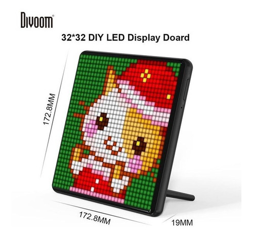 Imagen 3 de 6 de Pixoo Max Divoom Pantalla Led Smart Pixel Art