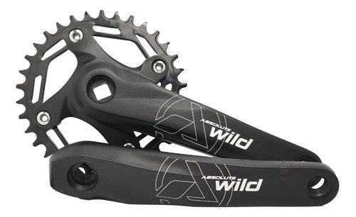 Pedivela Absolute Wild Coroa Single 34d Em Aço 175mm Mtb