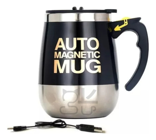 Caneca Mix Magnética Turbo Recarregável Automática Mistura