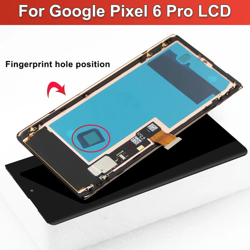 Tela Display Frontal Google Pixel 6 Pro Original C/ Moldura.