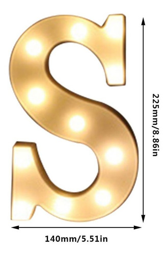 Imagen 6 de 6 de Inglés De La Letra S De Luz O Luces Distintas Partes De La
