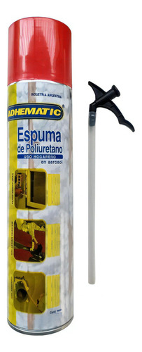 Espuma De Poliuretano Expandido 500ml Aerosol Adhematic