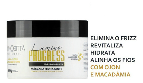 Máscara Lumino Progress Hidratação Profunda 300g Luminositt