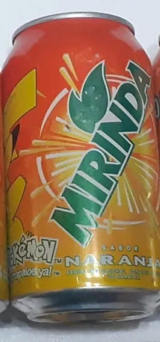 Pokémon Lata De Mirinda Año 2000 Vacía (Usado)