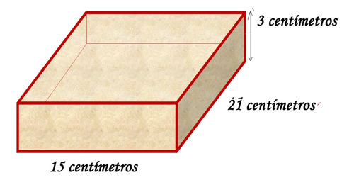 Cajas De Mdf 21x15x3 Centímetros Sin Tapa (20piezas)