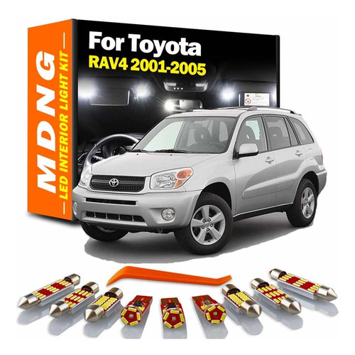 Led Premium Interior Toyota Rav4 2004 2005 + Herramienta