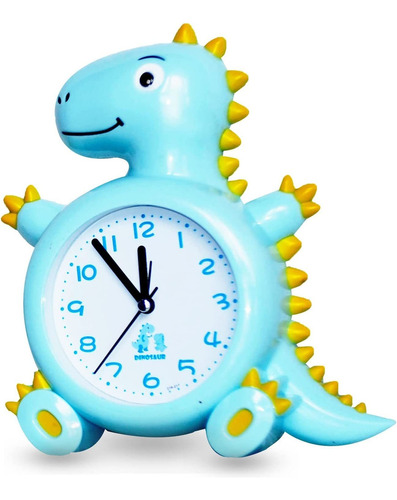 Reloj Despertador Beaulook Para Niños, Analógico, Dinosaurio