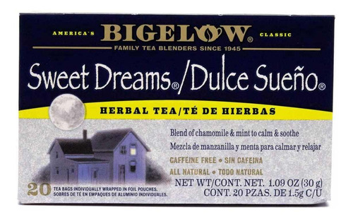 Té De Hierbas Bigelow Dulces Sueños 30g