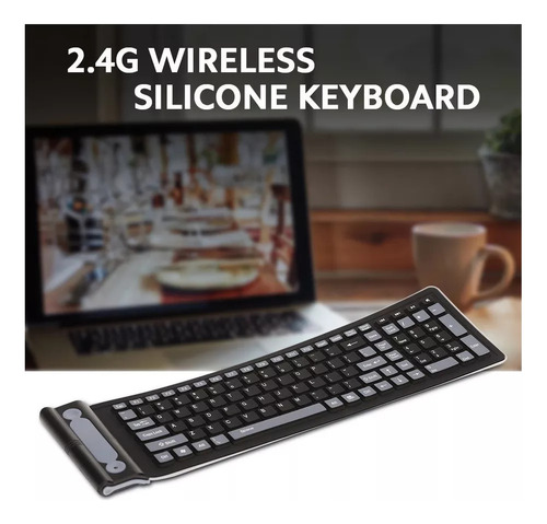 Teclado De Ordenador Inalámbrico Teclado Flexible