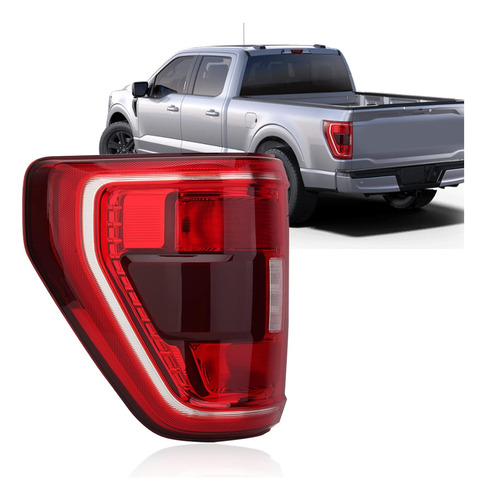 Luz Trasera Halógena De Freno Para Ford F150 F-150 Xlt 2021 