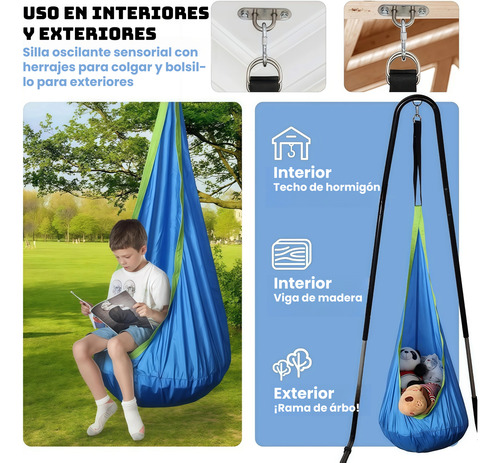 Silla Hamaca Silla Columpio Colgante Para Niños