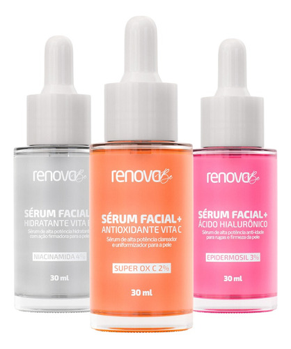 Kit 3 Linha Sérum Renova Be 30ml