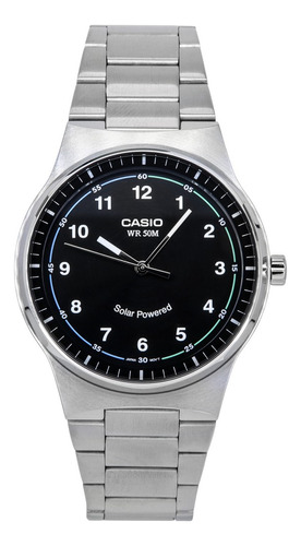 Reloj Casio Caballero Mtp-rs105d-1b Metálico Circuit