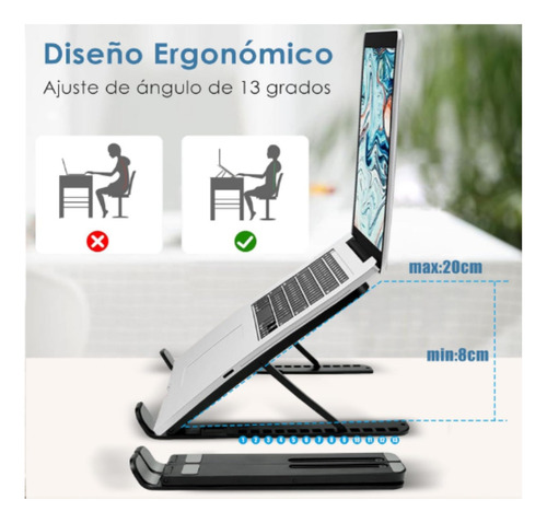 Soporte Para Laptop Ajustable Portátil Plegable Base Celular