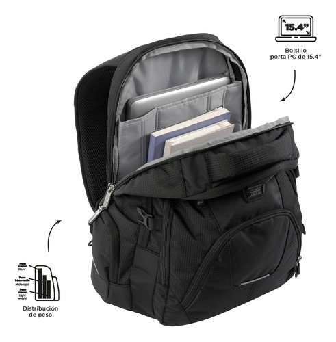 Mochila Notebook 15.4 Mochila Polixan 2.0 Hombre Totto