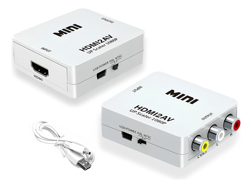 Adaptador Conversor Hdmi Para Video 3rca 2av C/ Nota