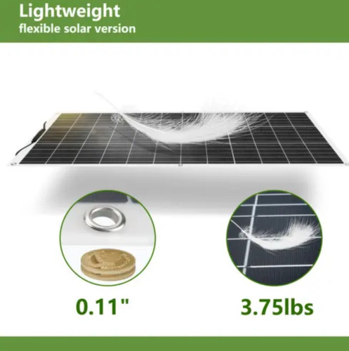 Imagen 6 de 10 de Panel Solar Flexible 300w 12v