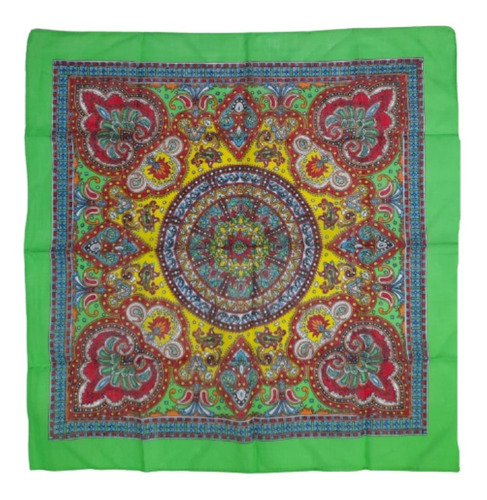  Pañuelo Bandana Mandala 100% Algodón Unisex Original Colors