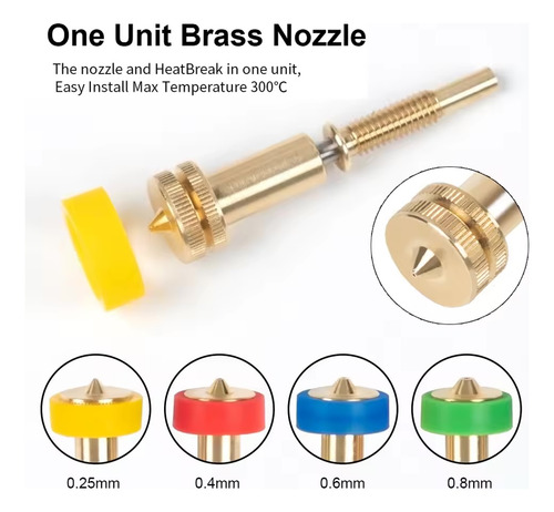 Boquilla Pico Nozzle Twotrees E3d Revo 0.4mm