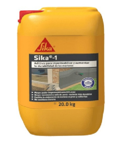 Sika 1 Impermeabilizante De Mortero X 20.0 Kg.