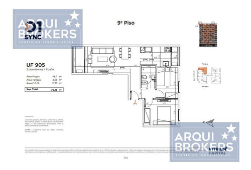 Imagen 2 de 15 de Venta Apartamento Dos Dormitorios En Barrio Sur - 905