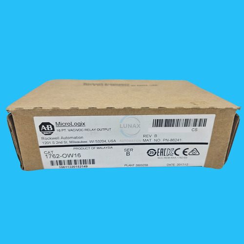 Allen Bradley 1762-ow16 Relay Salida Origin.