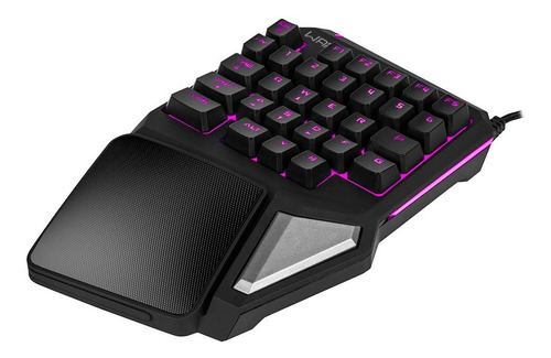 Teclado Gamer Warrior One Hand Drugi Semi Mecánico - Tc238