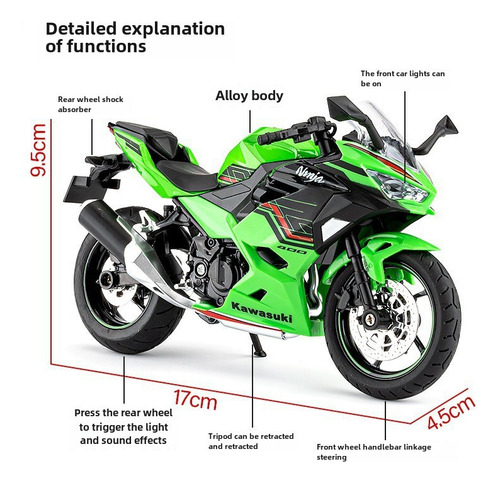 Ninja Kawasaki 400 Gris Base Kawasaki Ninja400 Aleación
