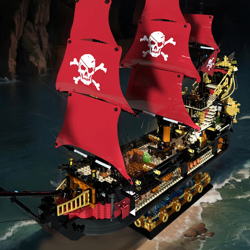 Ce Set De Bloques De Construcción En Maqueta De Barco