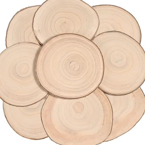 Willowdale 5 Piezas De Rebanadas De Madera Grandes Para Cent