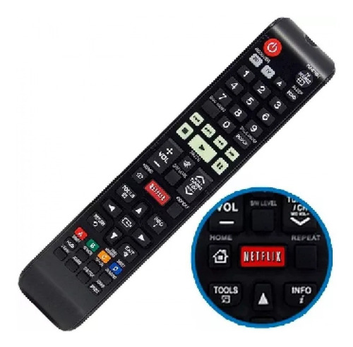 Controle Para Home Theater Samsung Ht-f5505k -02606a +pilhas