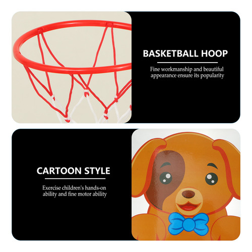 1 Juego De Aros De Baloncesto Portátiles Para Niños Pequeños