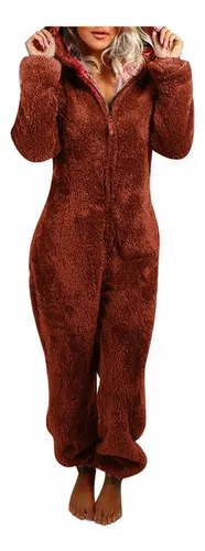 Yi Mono Mujer Con Capucha Manga Larga Pijama Casual