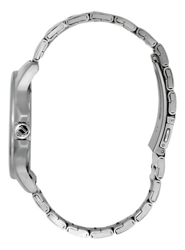 Relógio Orient Masculino Analógico Aço Mbss1276 Correia Prata Bisel Prata Fundo Prata