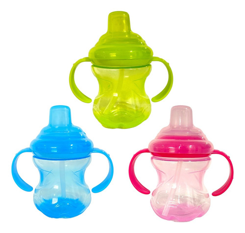 Vaso Dr Bebe De Transicion Entrenador Boquilla Antiderrame 