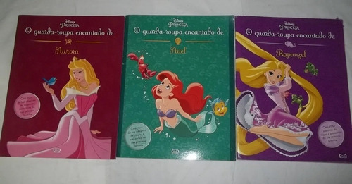 Livro Disney Princesa Col. Guarda Roupa Encantado C/3 Tits