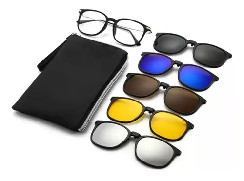 Lentes Oft lmicos 5 Micas Intercambiables Varilla Metal 2323