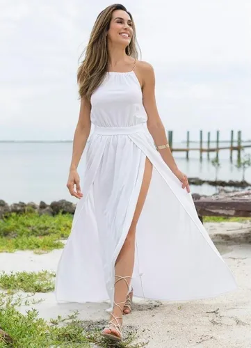 Vestido branco soltinho 2025