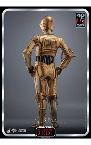 Boneco C-3po Star Wars Hot Toys Action Figure Yoda Darth Obi